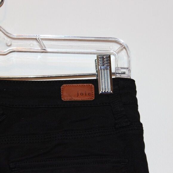 Joie Black  Zipper Front Skinny Denim Jeans Women's Size 25 - Picture 15 of 15